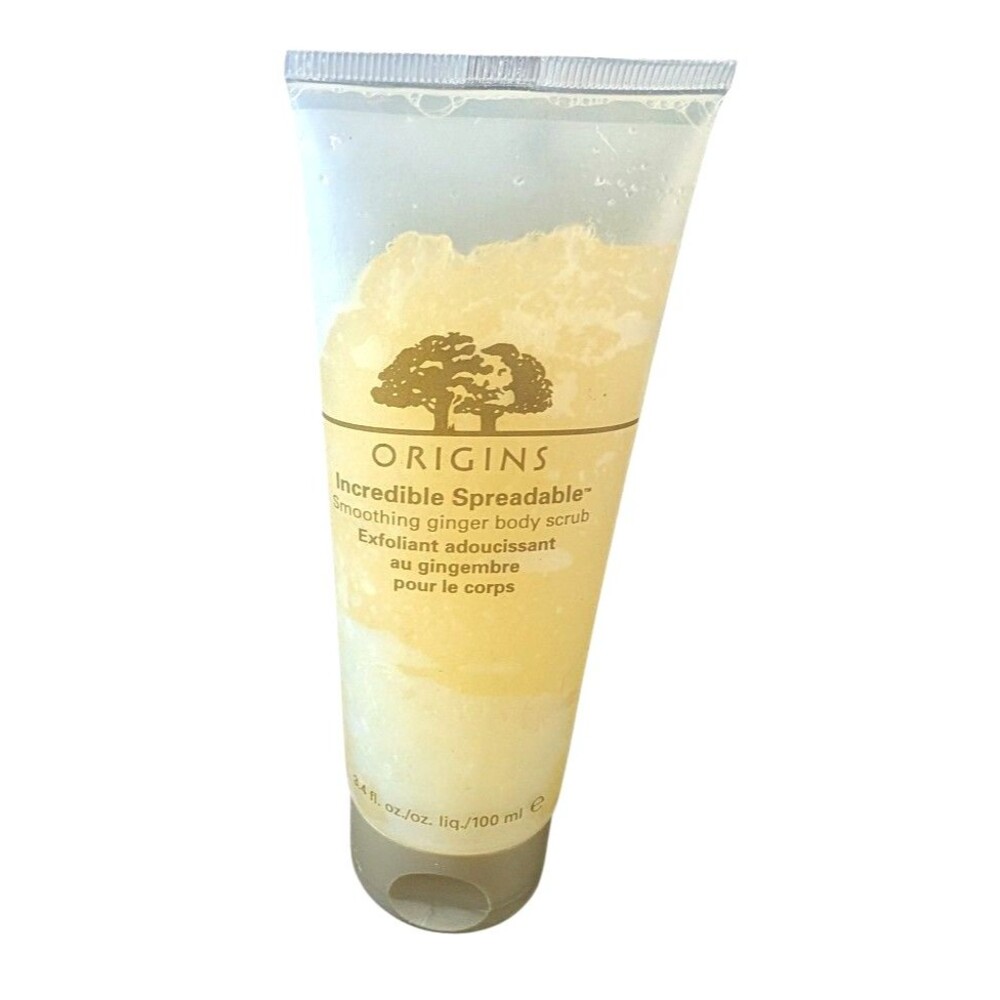 Origins Body Incredible Spreadable Smoothing Ginger Scrub 3.4oz/100ml Vintage